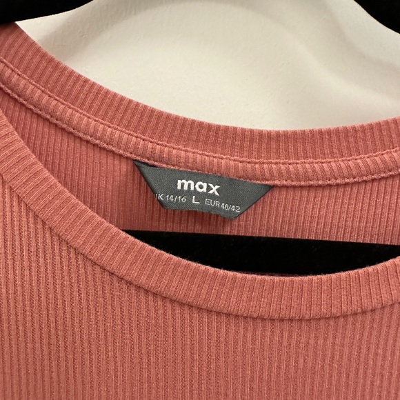 Pink Ribbed Dress - Picture 3 of 4